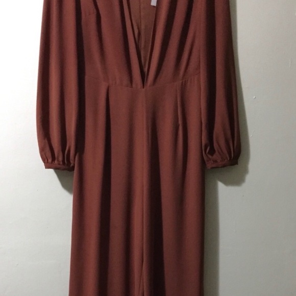 Dreamy vintage style rust jumpsuit - Picture 6 of 8